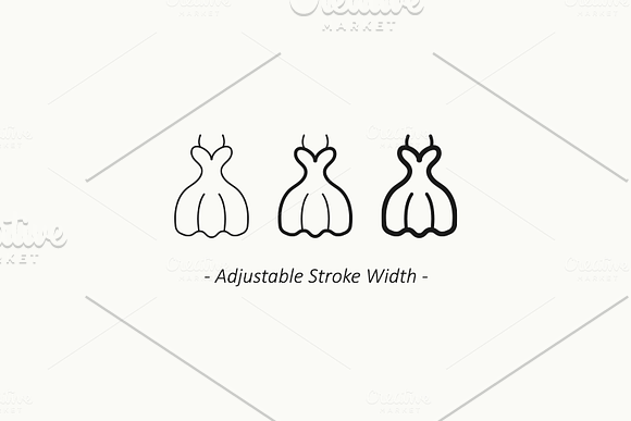 40 Outline Wedding Icons in Graphics - product preview 2