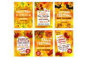 Autumn harvest festival poster