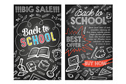 Back to School vector stationery
