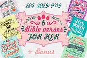 6 Bible verses FOR HER