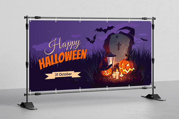 Halloween Banners in Flyer Templates - product preview 2