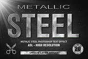 20 Metal Photoshop Layer Styles
