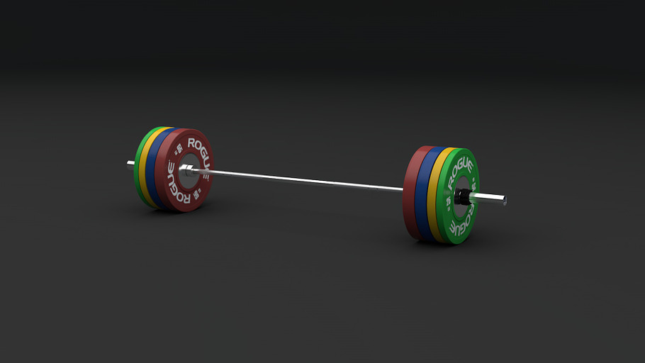Olympic Weightlifting Barbell Crossf in Tools - product preview 1