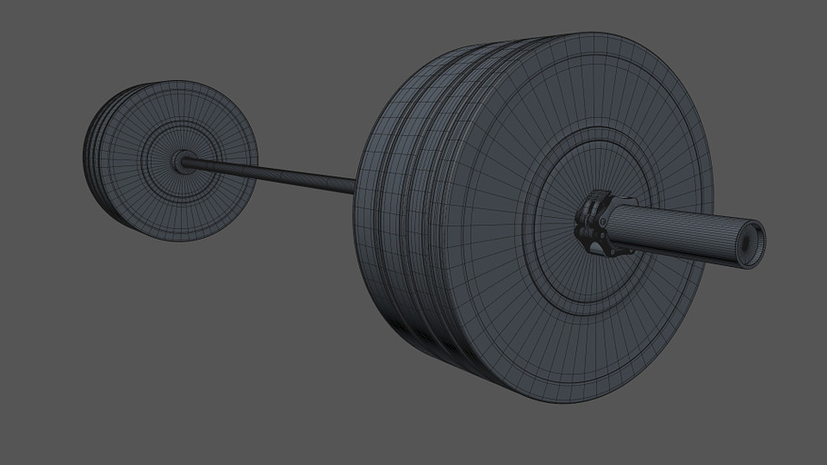 Olympic Weightlifting Barbell Crossf in Tools - product preview 4