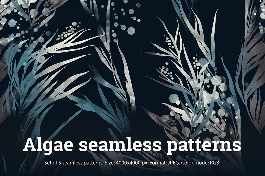 SALE: set algae 5 patterns | JPEG in Patterns - product preview 8