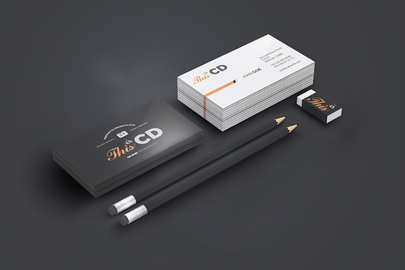 Branding / Identity Card Mock-up 1 in Branding Mockups - product preview 1