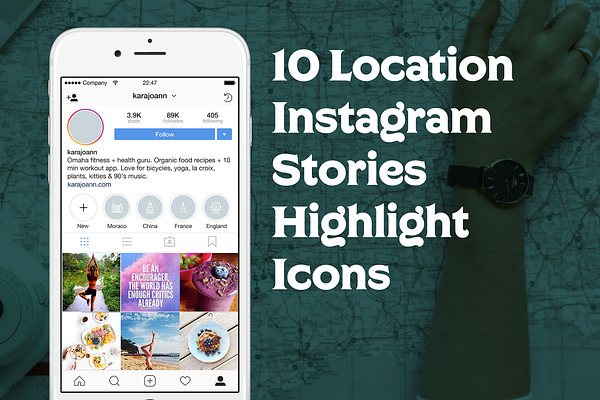 10 Location Instagram Stories Icons