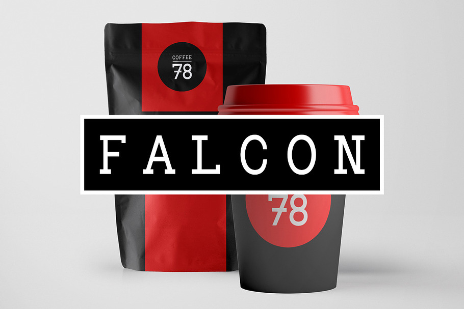FALCON - Hybrid Slab-Serif Typeface
