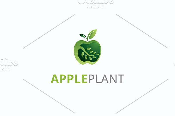 Apple Plant Logo