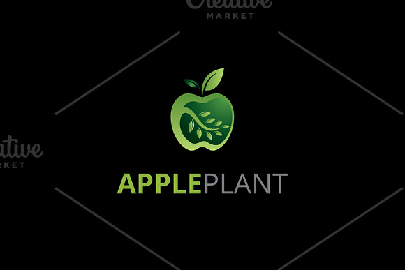 Apple Plant Logo in Logo Templates - product preview 1
