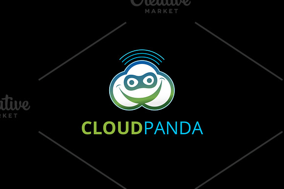 Cloud Panda Logo in Logo Templates - product preview 1