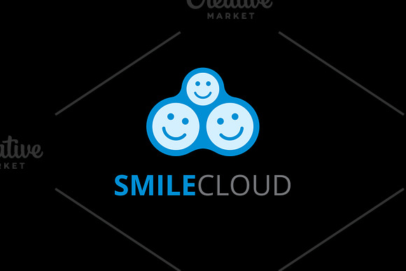 Smile Cloud Logo in Logo Templates - product preview 1