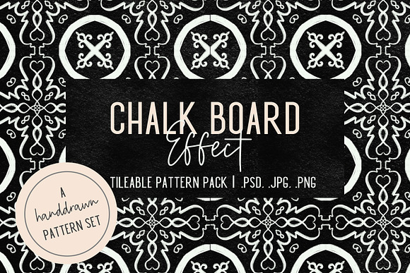 Willow| Nine Seamless Chalk Patterns in Patterns - product preview 1