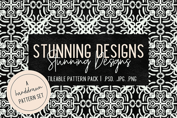 Willow| Nine Seamless Chalk Patterns in Patterns - product preview 7