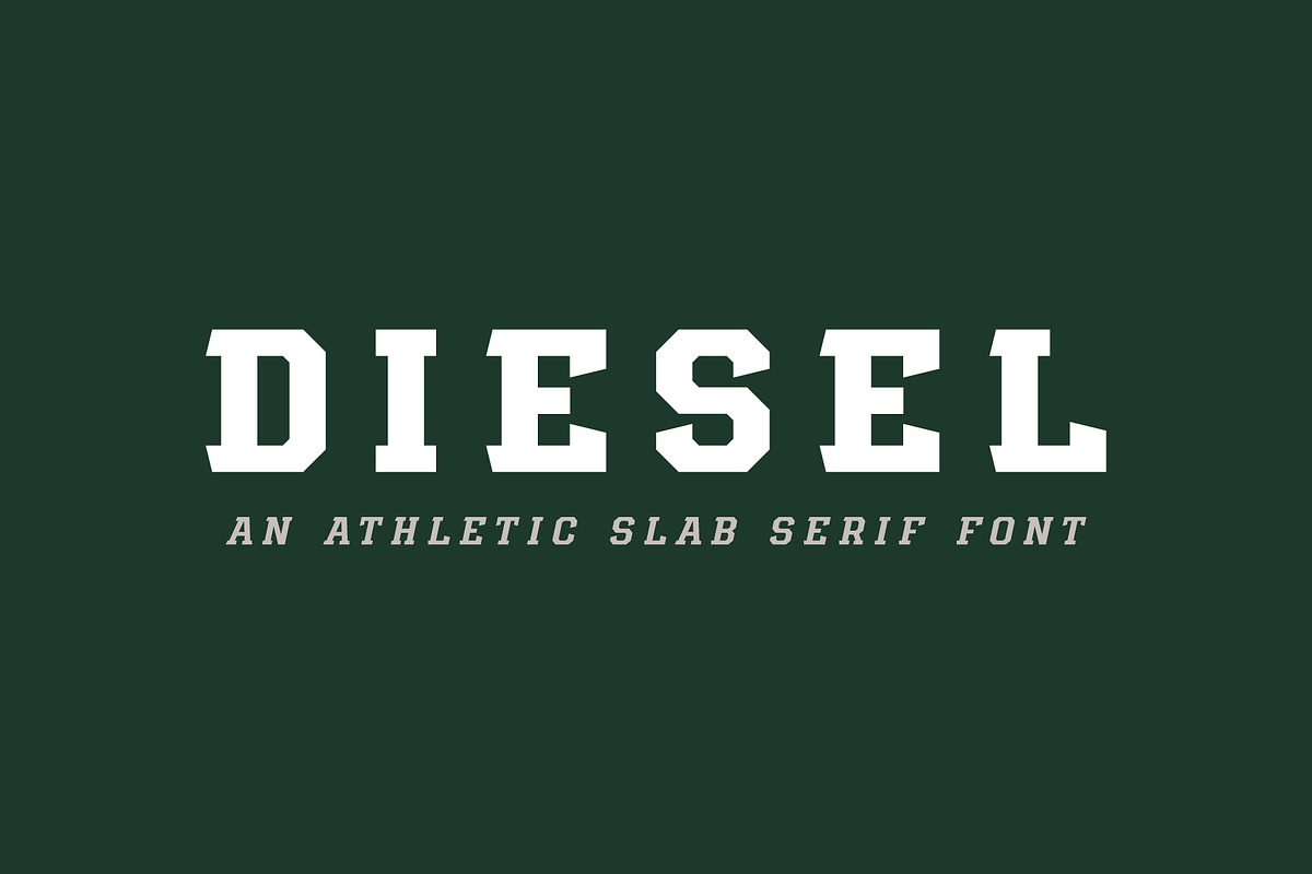 Diesel in Slab Serif Fonts - product preview 8