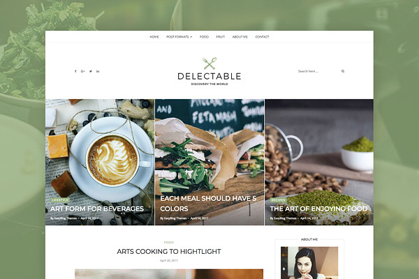 Delectable - Recipe & Food WP Theme