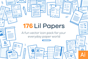 Lil Papers - 176 paper icons