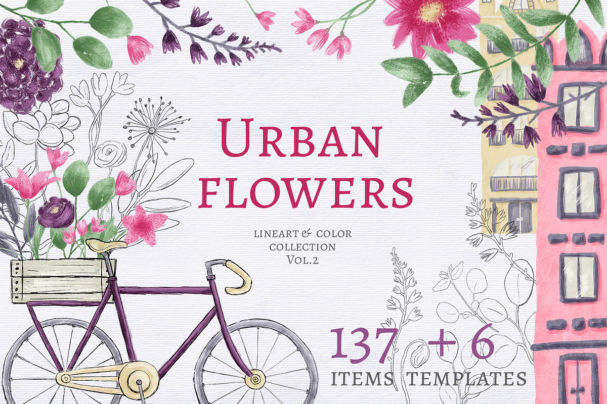 Urban Flowers Vol.2 in Illustrations - product preview 8