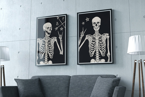 Skeletons in Illustrations - product preview 2