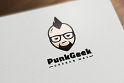 Punk Geek Logo Template