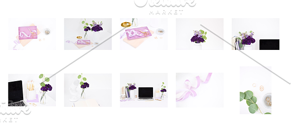 56 Photos - Purple Desktop Bundle in Graphics - product preview 4