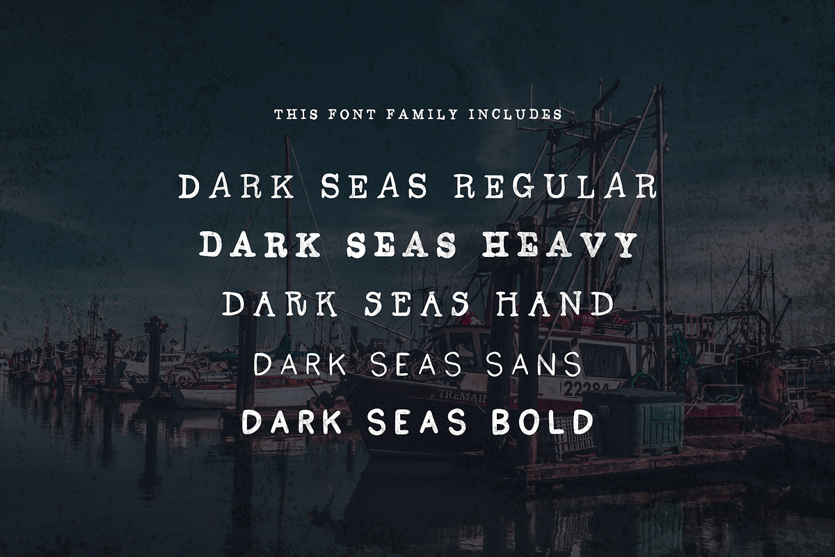 Dark Seas Font Family in Pirate Fonts - product preview 8