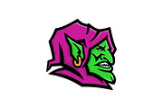 Goblin Head Mascot