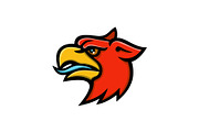 Griffin Head Side Mascot