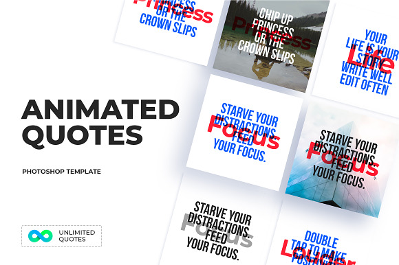 07-ANIMATED Quotes Templates in Instagram Templates - product preview 4