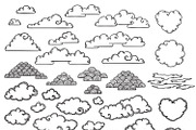 Hand Drawn Clouds Collection