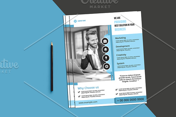 Business Flyer Template - V834 in Flyer Templates - product preview 3