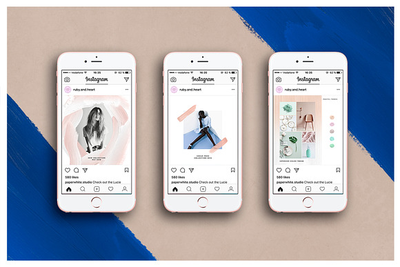 ANIMATED Painted Instagram Posts in Instagram Templates - product preview 2