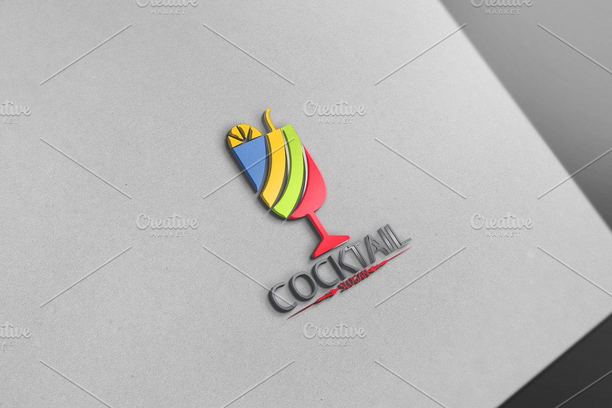 Cocktail Logo in Logo Templates - product preview 8