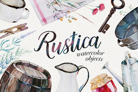 RUSTICA graphic pack in Illustrations - product preview 7