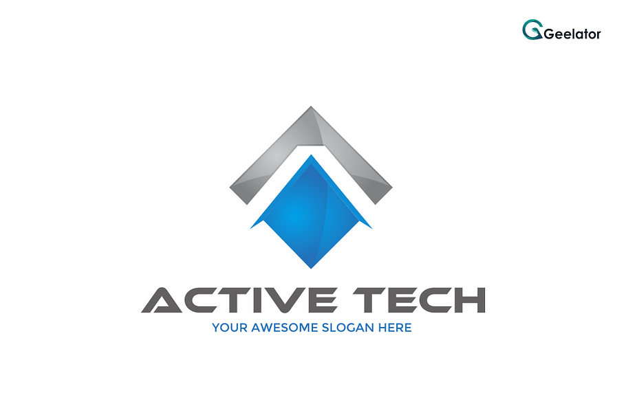 Active Tech - Letter A Logo Template