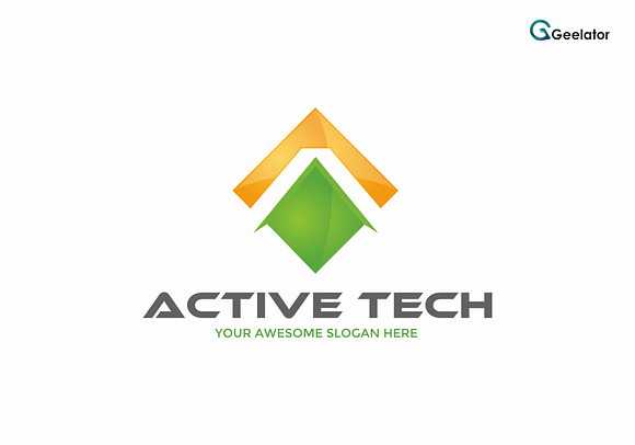 Active Tech - Letter A Logo Template in Logo Templates - product preview 1