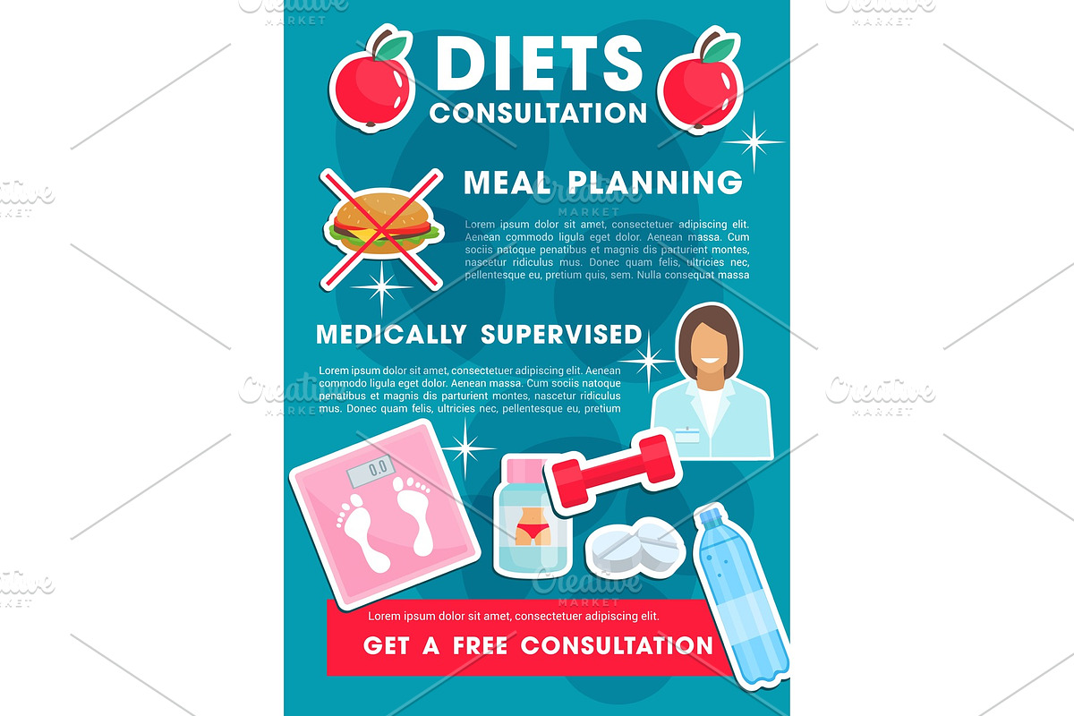 Vector medical poster for health in Illustrations - product preview 8