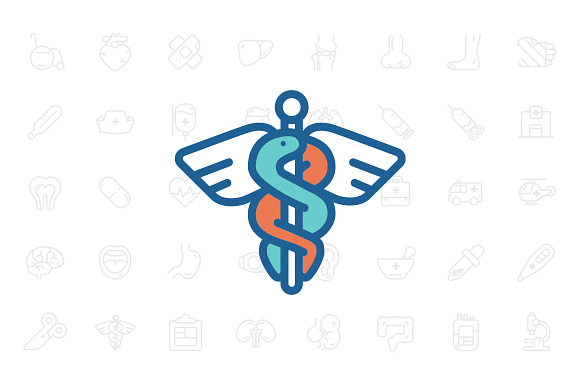Medical Healthcare 40 icons in Medical Icons - product preview 2