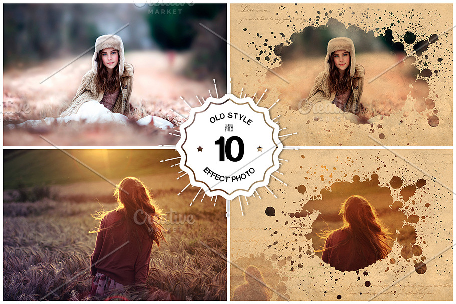 10 Effect photo templates in Photoshop Layer Styles - product preview 8