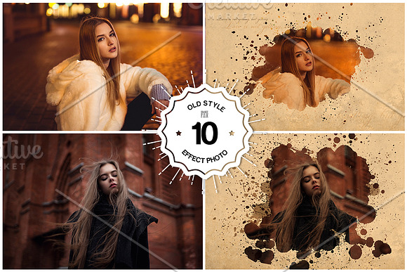10 Effect photo templates in Photoshop Layer Styles - product preview 1