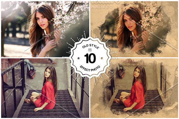 10 Effect photo templates in Photoshop Layer Styles - product preview 4
