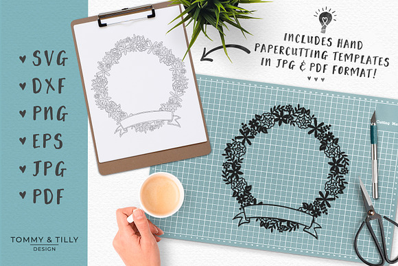 Garland - Wedding SVG & Clipart in Objects - product preview 5