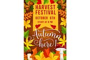 Fall festival and autumn harvest