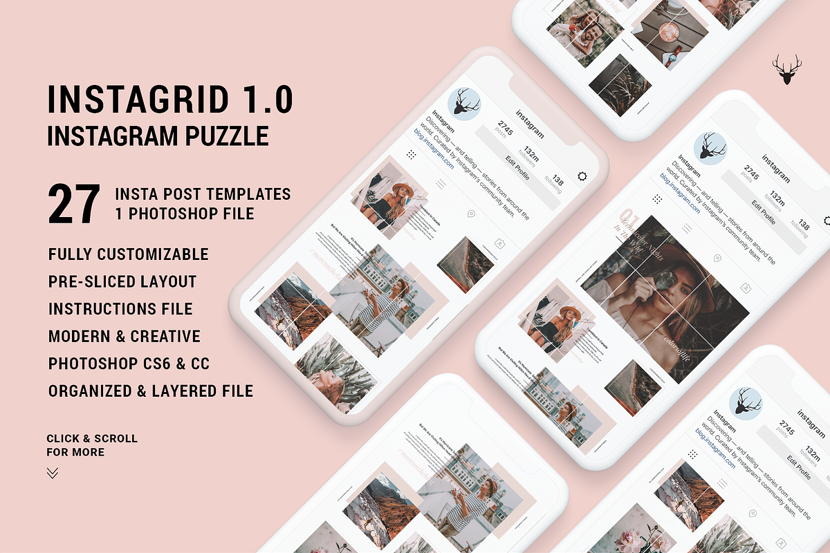 InstaGrid 1.0 - Instagram Puzzle in Instagram Templates - product preview 8