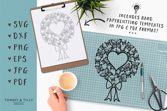 Butterfly Bouquet - SVG & Clipart in Objects - product preview 4