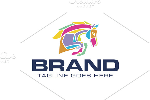 Artistic Horse in Logo Templates - product preview 5