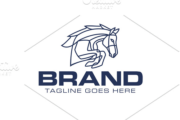 Artistic Horse in Logo Templates - product preview 6