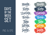 Days of the Week Set