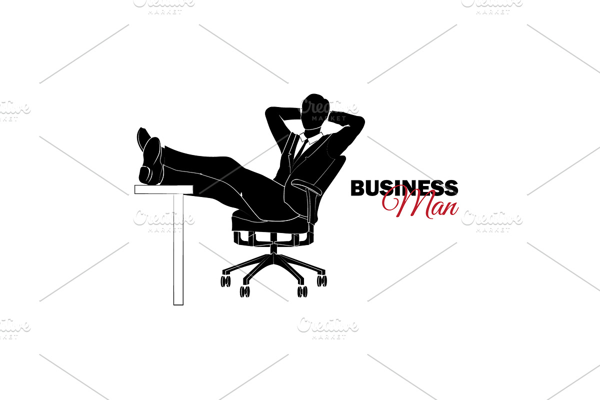 Businessman, Manager. A man  in Graphics - product preview 8