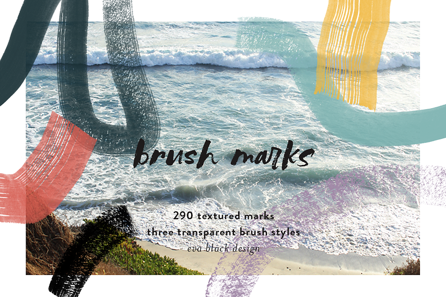 Brush Marks Pack in Textures - product preview 8